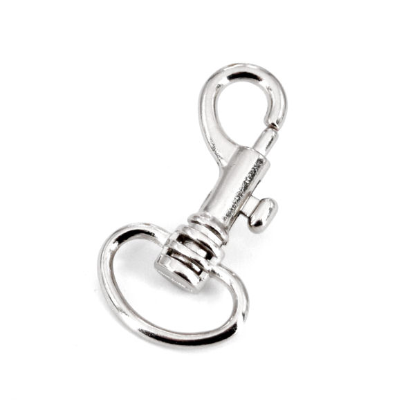 Taschen-Karabinerhaken für 20 mm | nickel pol. Taschen-Karabinerhaken für 20 mm | nickel pol.
