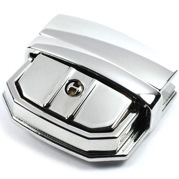 C-5235-ni-8-TV-600-Steckschl-sser-massiv-DESIGN-LUXUS-silber-nickel-Mappen-Taschen-Lederwaren Steckschloß, massiv, nickel poliert