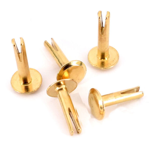 ZNE-5-16-go-8-TV-448-Spaltniet-Zweispitzniet-Sattelniet-16mm-messing-gold-Hersteller-shop-kaufen Zweispitzniet 8 x 16 mm | Ø 3,8 mm | vermessingt