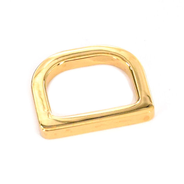 PREMIUM D-Ring für 20mm | vergoldet 24 kt PREMIUM D-Ring für 20mm | vergoldet 24 kt