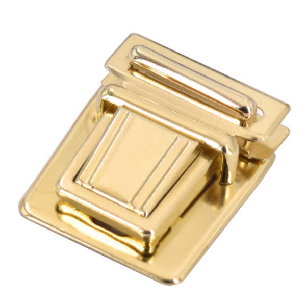 Steckschloss 33 x 36 mm, gold Steckschloss 33 x 36 mm, gold