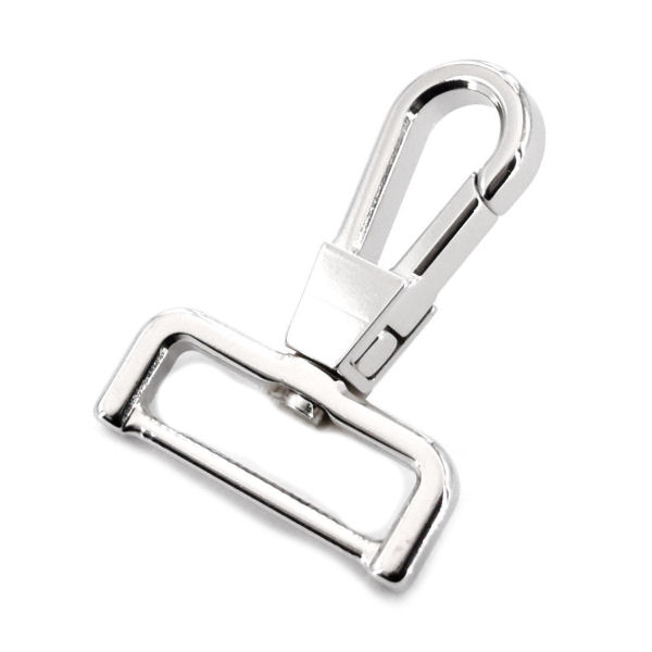 PREMIUM-Karabinerhaken für 25 mm | nickel poliert PREMIUM-Karabinerhaken für 25 mm | nickel poliert