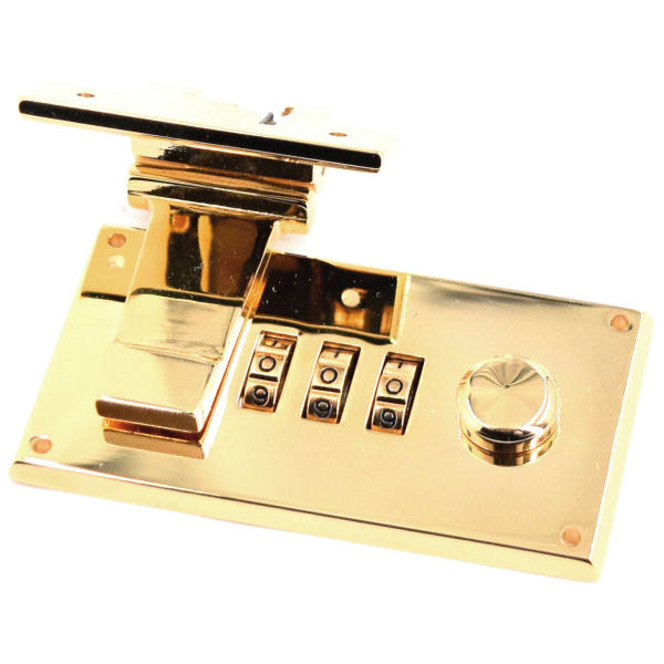 PREMIUM-Zahlenschloss 65x33mm | vergoldet 24 kt PREMIUM-Zahlenschloss 65x33mm | vergoldet 24 kt
