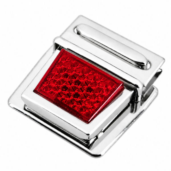 Reflektor-Steckschloss 48mm | rot